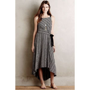 EUC Maeve Anthropologie Women's Hi-Low Salsola Summer Striped Dress S